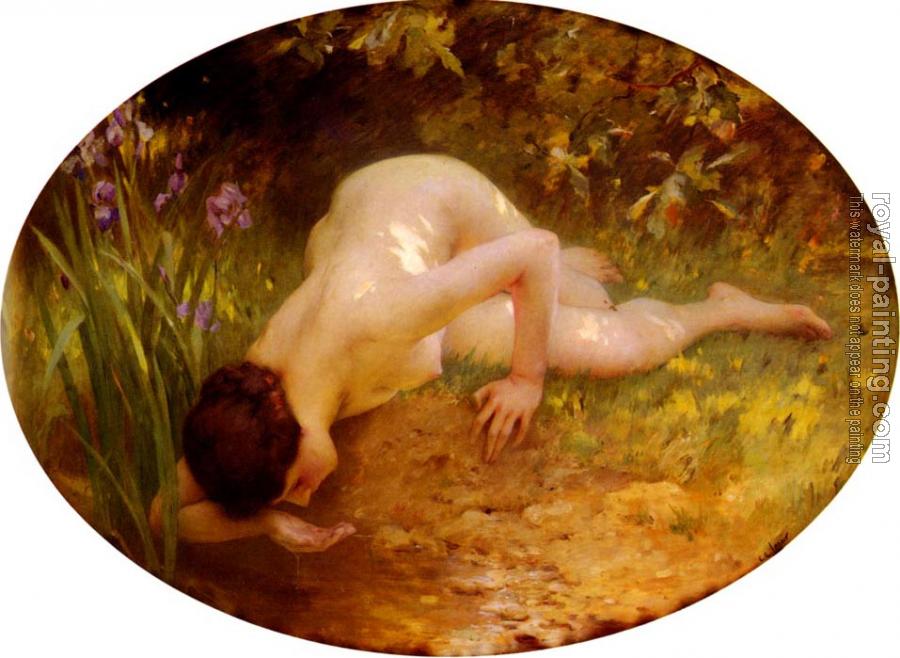 Charles Amable Lenoir : La Baigneuse Charles Amable Lenoir : La Baigneuse